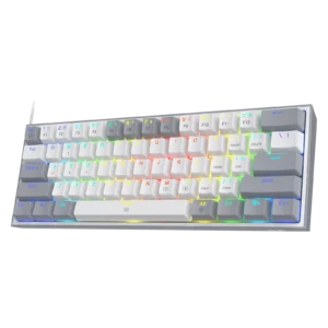 کیبورد ردراگون Keyboard Redragon K617 Fizz white/gray - سینگو پی سی